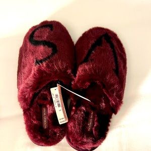 Victoria’s Secret fuzzy slippers